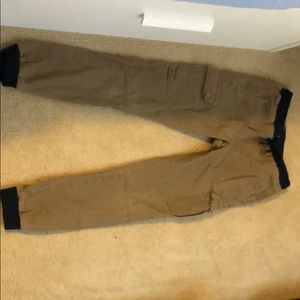 Light brown pants or joggers